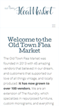 Mobile Screenshot of oldtownflea.com